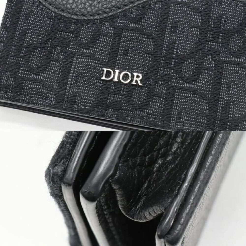 Dior Business Card Holder Case Depth Oblique Saddle Business Card